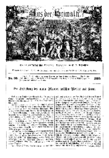 Aus der Heimath. Ein naturwissenschaftliches Volksblatt, 1860, No. 30.