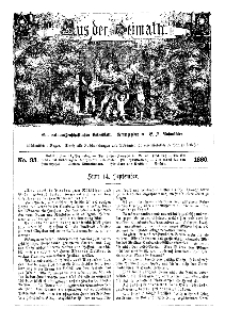 Aus der Heimath. Ein naturwissenschaftliches Volksblatt, 1860, No. 33.