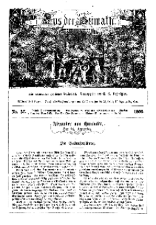 Aus der Heimath. Ein naturwissenschaftliches Volksblatt, 1860, No. 37.