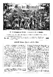 Aus der Heimath. Ein naturwissenschaftliches Volksblatt, 1860, No. 38.