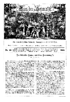 Aus der Heimath. Ein naturwissenschaftliches Volksblatt, 1860, No. 39.