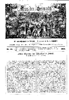 Aus der Heimath. Ein naturwissenschaftliches Volksblatt, 1860, No. 44.