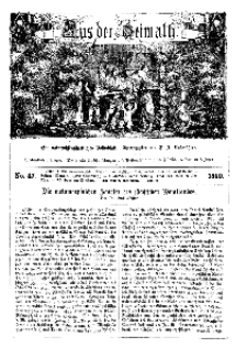 Aus der Heimath. Ein naturwissenschaftliches Volksblatt, 1860, No. 47.