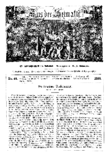 Aus der Heimath. Ein naturwissenschaftliches Volksblatt, 1860, No. 49.