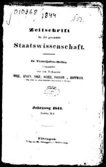 Zeitschrift für die gesammte Wissenschaft, 1844, H. 2.