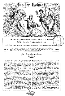Aus der Heimath. Ein naturwissenschaftliches Volksblatt, 1863, No. 2.