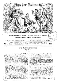 Aus der Heimath. Ein naturwissenschaftliches Volksblatt, 1863, No. 4.