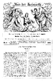 Aus der Heimath. Ein naturwissenschaftliches Volksblatt, 1863, No. 6.