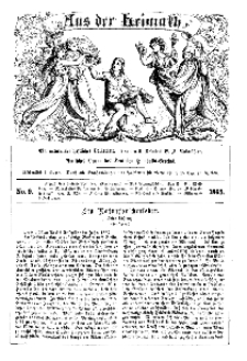 Aus der Heimath. Ein naturwissenschaftliches Volksblatt, 1863, No. 9.