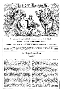 Aus der Heimath. Ein naturwissenschaftliches Volksblatt, 1863, No. 10.