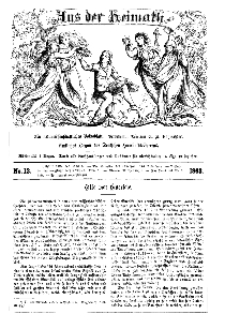 Aus der Heimath. Ein naturwissenschaftliches Volksblatt, 1863, No. 13.