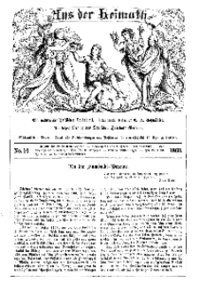 Aus der Heimath. Ein naturwissenschaftliches Volksblatt, 1863, No. 14.