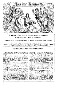 Aus der Heimath. Ein naturwissenschaftliches Volksblatt, 1863, No. 17.