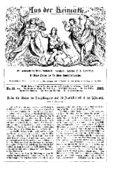 Aus der Heimath. Ein naturwissenschaftliches Volksblatt, 1863, No. 19.