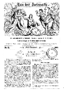 Aus der Heimath. Ein naturwissenschaftliches Volksblatt, 1863, No. 31.