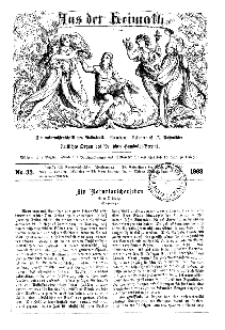Aus der Heimath. Ein naturwissenschaftliches Volksblatt, 1863, No. 33.