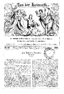 Aus der Heimath. Ein naturwissenschaftliches Volksblatt, 1863, No. 34.