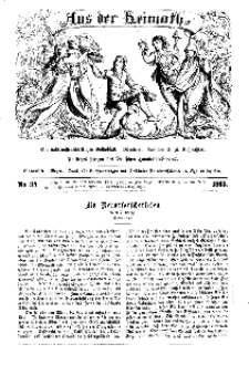 Aus der Heimath. Ein naturwissenschaftliches Volksblatt, 1863, No. 35.