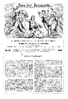 Aus der Heimath. Ein naturwissenschaftliches Volksblatt, 1863, No. 36.