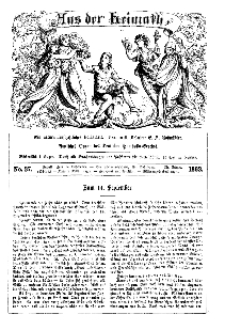Aus der Heimath. Ein naturwissenschaftliches Volksblatt, 1863, No. 37.