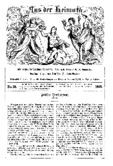 Aus der Heimath. Ein naturwissenschaftliches Volksblatt, 1863, No. 38.