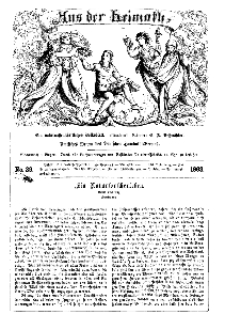 Aus der Heimath. Ein naturwissenschaftliches Volksblatt, 1863, No. 39.