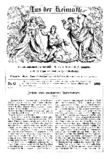 Aus der Heimath. Ein naturwissenschaftliches Volksblatt, 1863, No. 41.