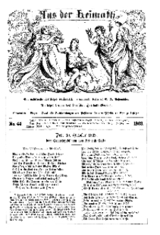 Aus der Heimath. Ein naturwissenschaftliches Volksblatt, 1863, No. 44.