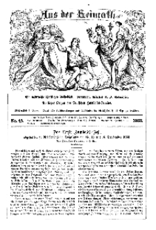 Aus der Heimath. Ein naturwissenschaftliches Volksblatt, 1863, No. 45.