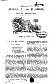 Westermann's Illustrirte Deutsche Monatshefte, [Bd. 4]. October 1858, Nro 25.