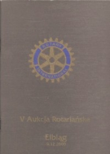 V Aukcja Rotariańska - katalog, 2000