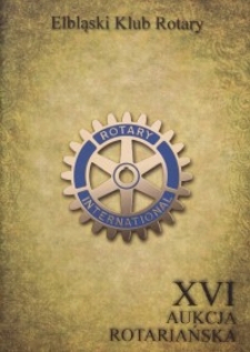 XVI Aukcja Rotariańska - katalog, 2011
