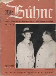 Die Bühne. Jg. 3, 1937, H. 13/14