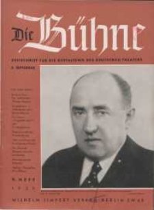 Die Bühne. Jg. [4], 1938, H. 9