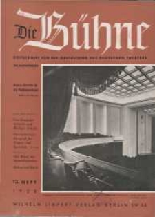 Die Bühne. Jg. [4], 1938, H. 13