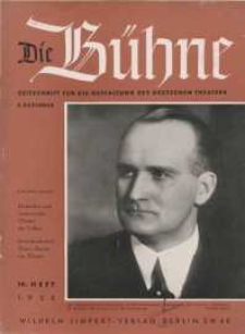 Die Bühne. Jg. [4], 1938, H. 14