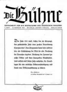 Die Bühne. Jg. [7], 1941, H. 3