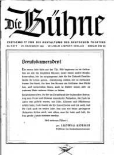 Die Bühne. Jg. [7], 1941, H. 24