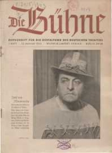 Die Bühne. Jg. [9], 1943, H. 1