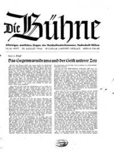 Die Bühne. Jg. [10], 1944, H. 15/16