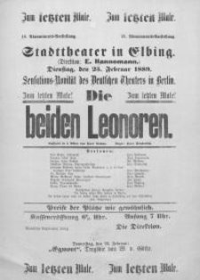 Die beiden Leonoren - Paul Lindau
