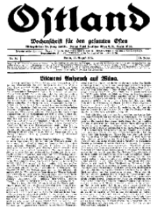 Ostland : Wochenschrift für den gesamten Osten, Jg. 15, 1934, Nr 34.