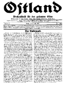 Ostland : Wochenschrift für den gesamten Osten, Jg. 15, 1934, Nr 36.