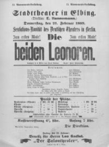 Die beiden Leonoren - Paul Lindau