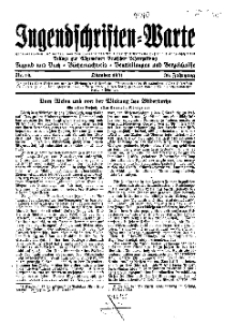 Jugendschriften-Warte : Beilage zur Allgemeinen Deutschen Lehrerzeitung, 36. Jg. 1931, Nr 10.