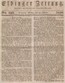 Elbinger Zeitung, No. 124 Sonnabend, 17. Oktober 1846
