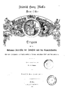 Deutsche Illustrirte Gewerbezeitung. Jahrg. XXX. (Inhalts-Verzeichniß)