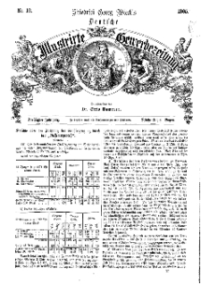 Deutsche Illustrirte Gewerbezeitung, 1865. Jahrg. XXX, nr 12.