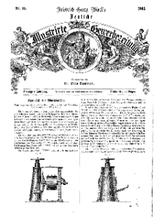 Deutsche Illustrirte Gewerbezeitung, 1865. Jahrg. XXX, nr 16.
