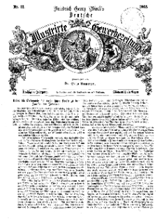 Deutsche Illustrirte Gewerbezeitung, 1865. Jahrg. XXX, nr 31.